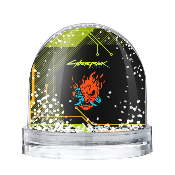 Снежный шар CYBERPUNK 2077. фото