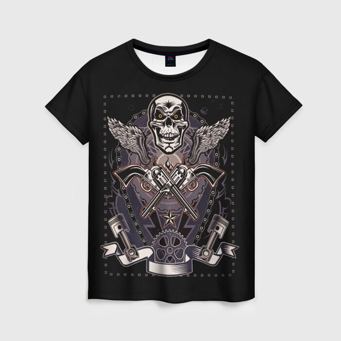 Женская футболка 3D Револьверы фото