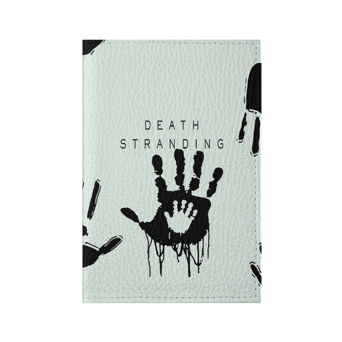 Обложка для паспорта матовая кожа DEATH STRANDING фото
