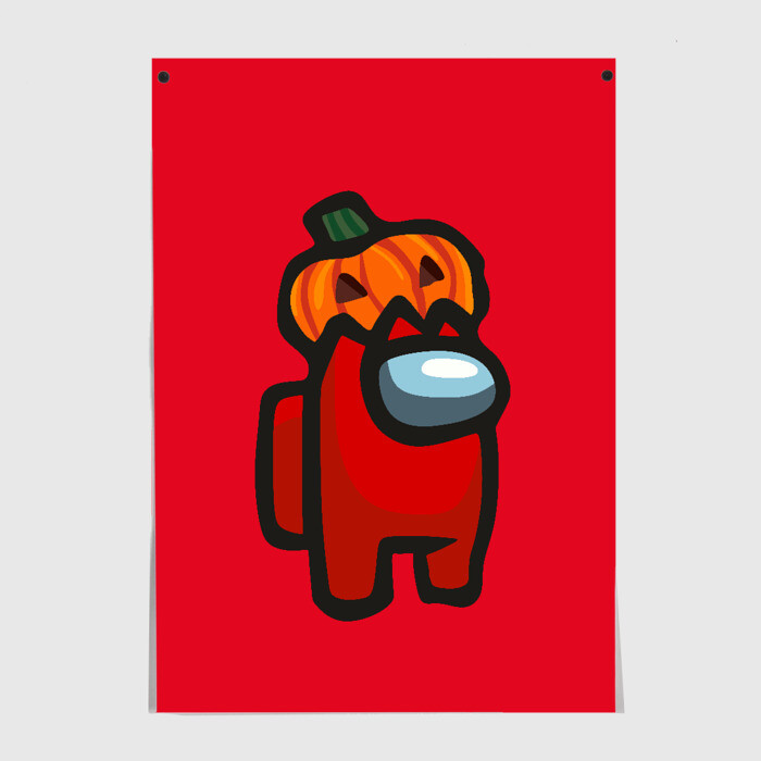 Постер HALLOWEEN IS AMONG US фото