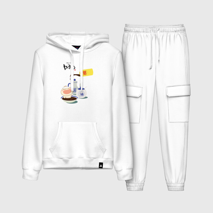 Женский костюм хлопок (с толстовкой) Bao фото