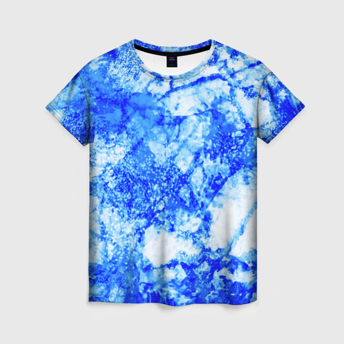 Женская футболка 3D Морозная свежесть фото