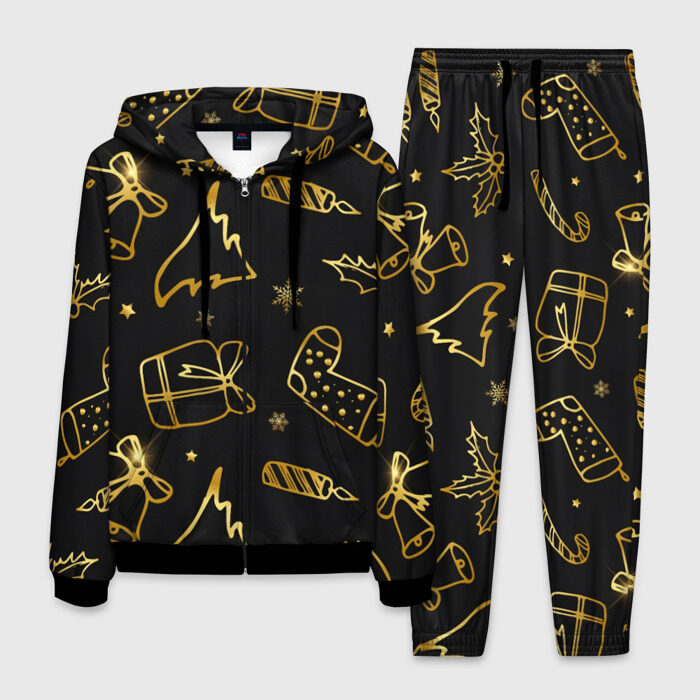 Мужской костюм 3D Новый Год Подарки фото