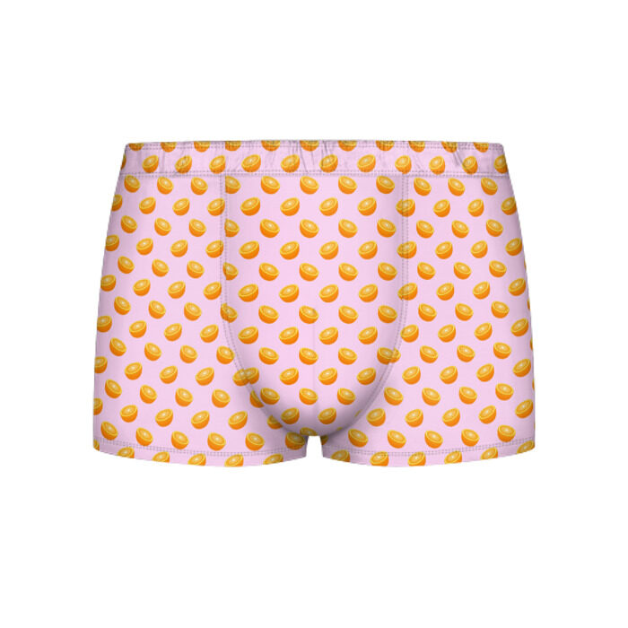 Мужские трусы 3D Мандарины фото