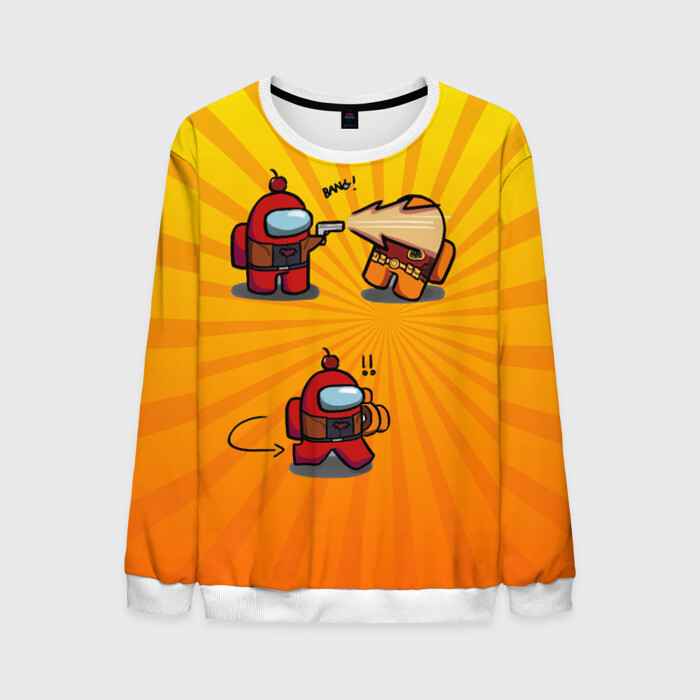 Мужской свитшот 3D Among Us фото