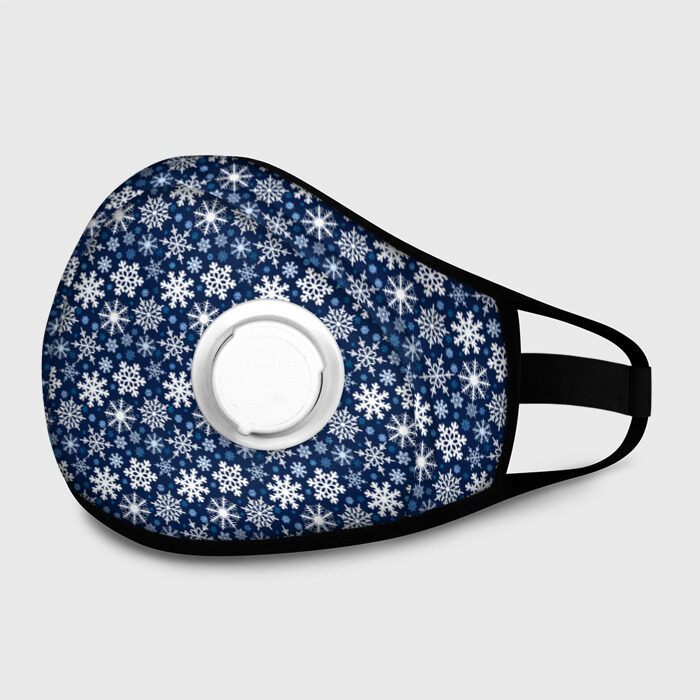 Маска из неопрена Снежинки фото