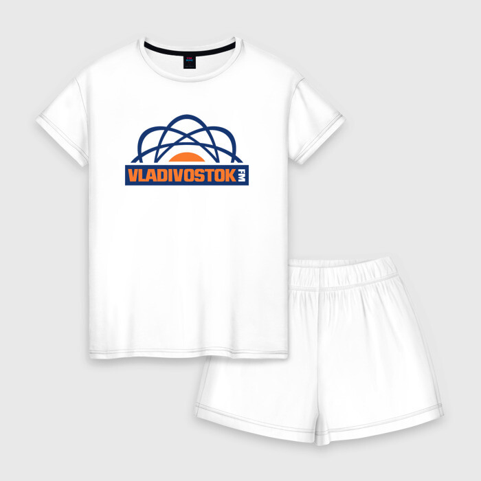 Женская пижама с шортиками хлопок Vladivostok FM фото