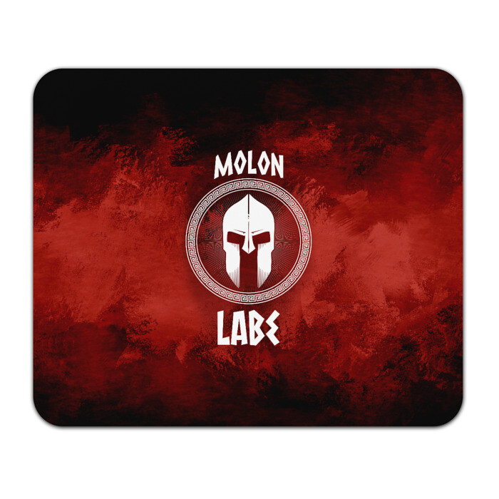 Коврик для мышки прямоугольный Molon Labe фото