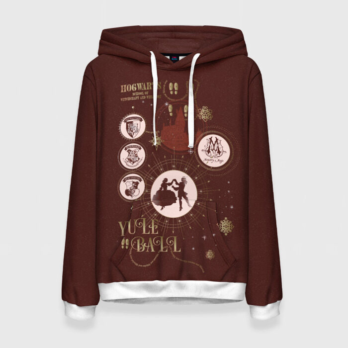 Женская толстовка 3D Святочный Бал фото