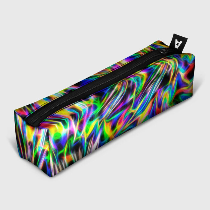 Пенал 3D Космическая хризонтема фото