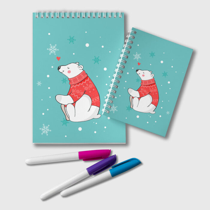 Блокнот мишка фото