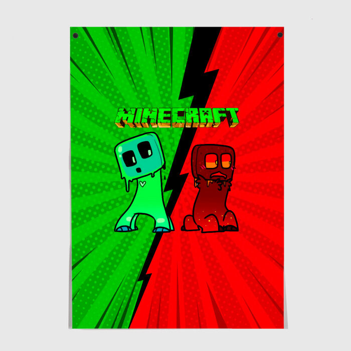 Постер Minecraft фото