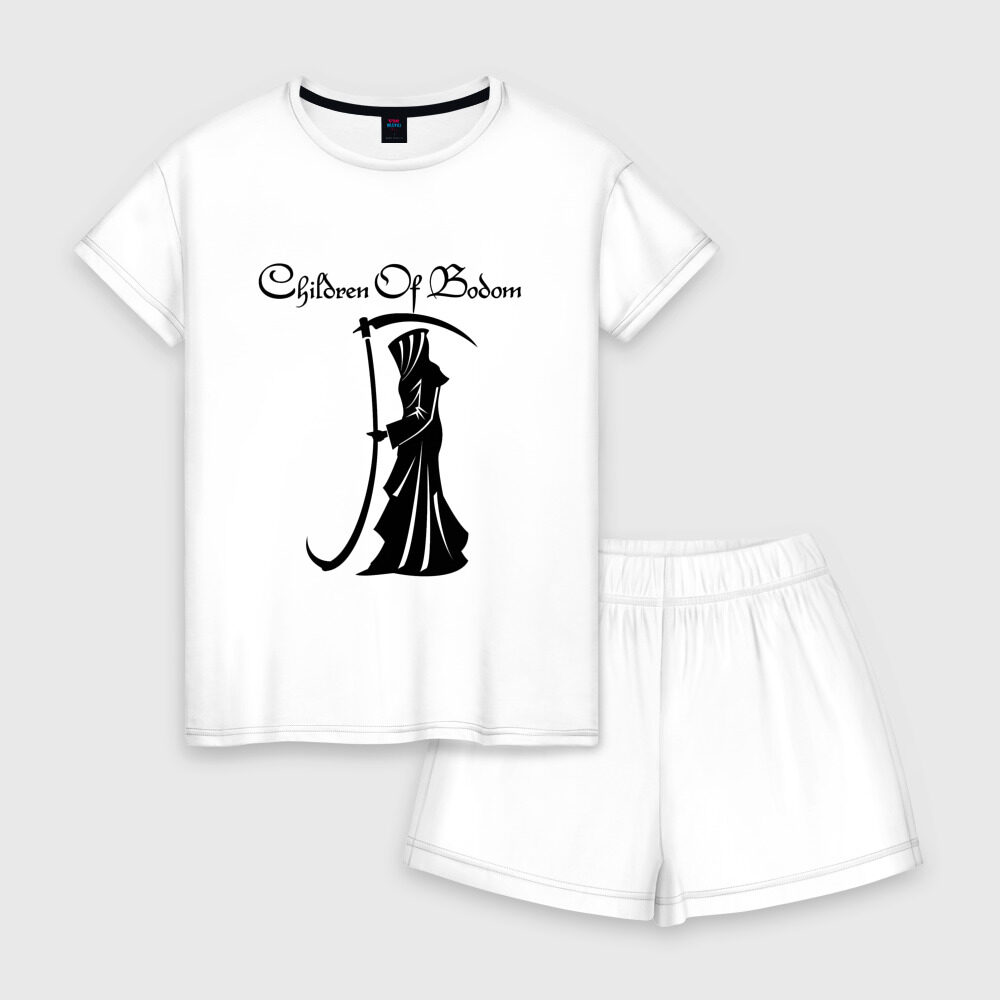 Женская пижама с шортиками хлопок Children of Bodom (Z) фото
