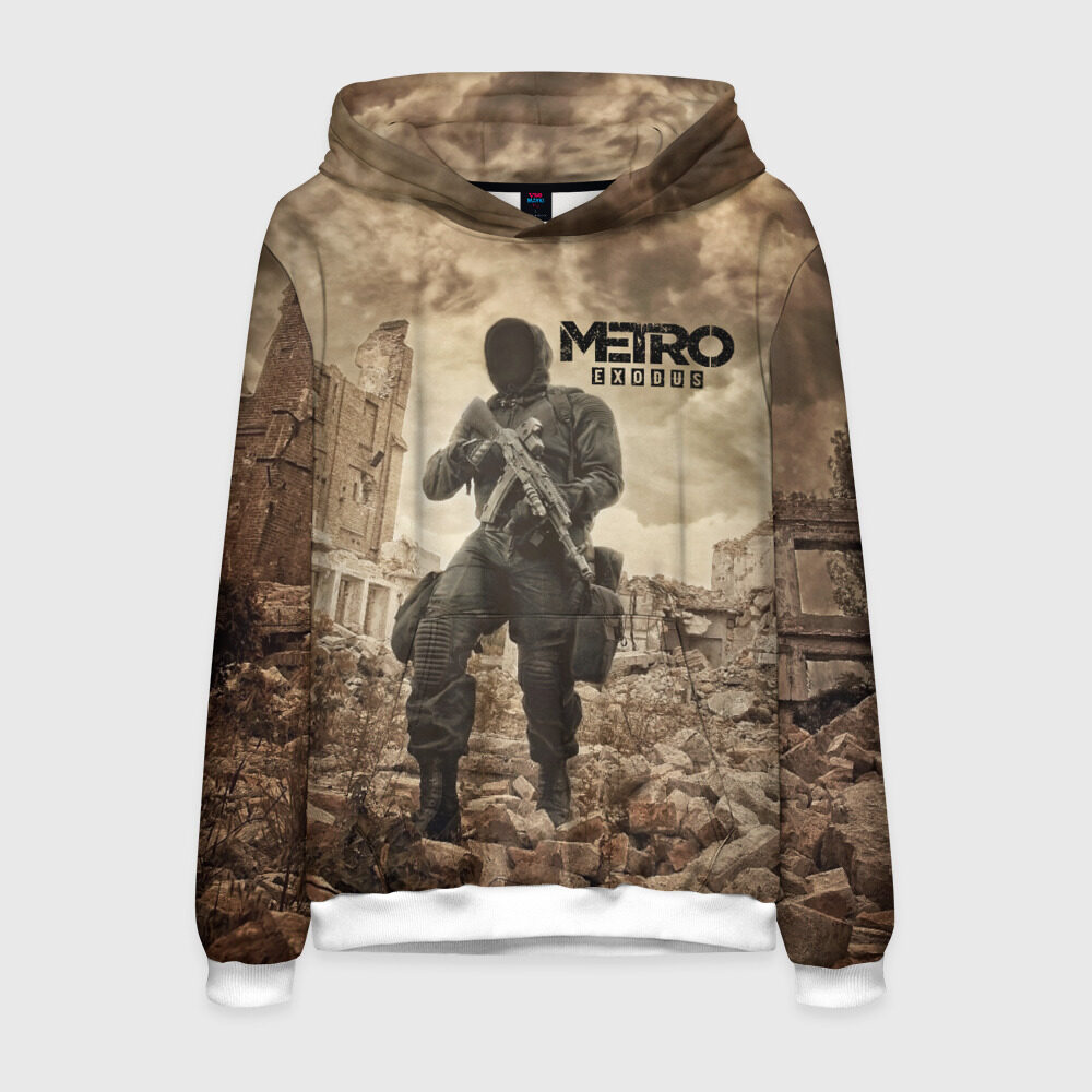Мужская толстовка 3D Metro Exodus фото