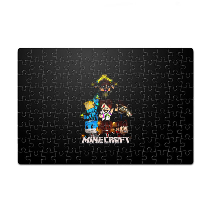 Пазл магнитный 126 элементов Minecraft фото