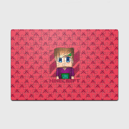 Пазл магнитный 126 элементов Minecraft фото