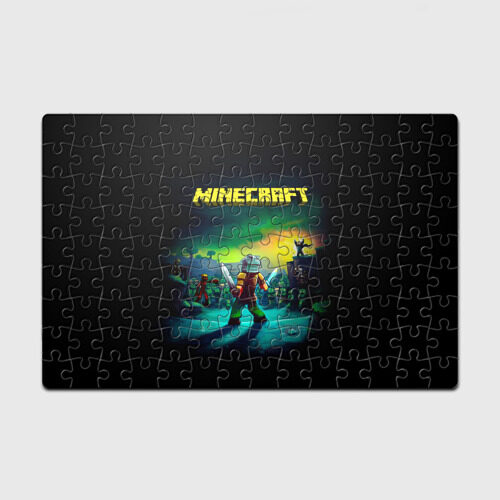 Пазл магнитный 126 элементов Minecraft фото