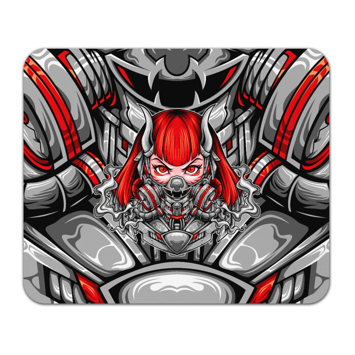 Коврик для мышки прямоугольный Девушка в маске фото