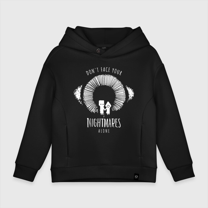 Детское худи Oversize хлопок LITTLE NIGHTMARES 2 фото