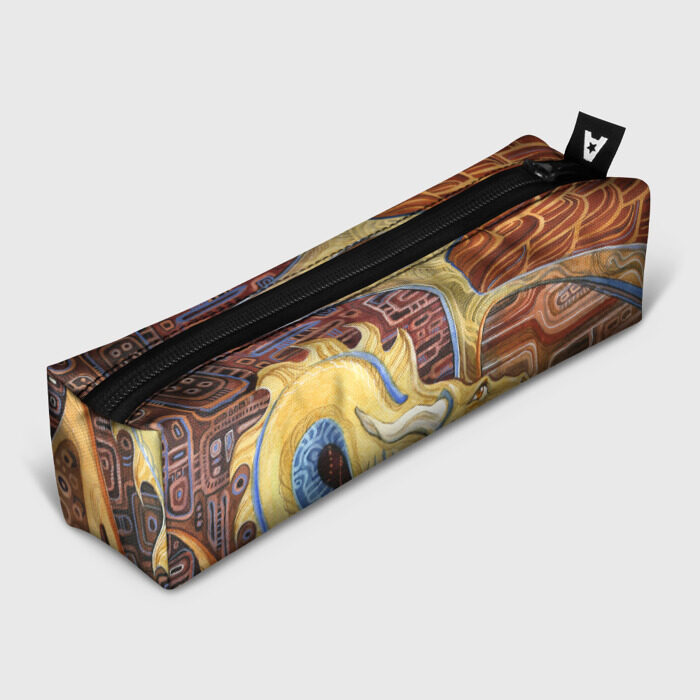 Пенал 3D узорчатый дракон фото