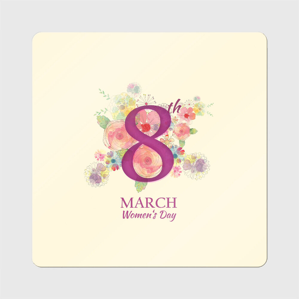 Магнит виниловый Квадрат 8 Марта фото