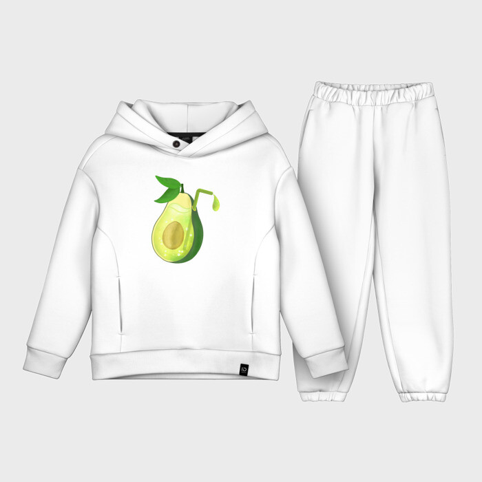 Детский костюм хлопок Oversize СОК АВОКАДО фото