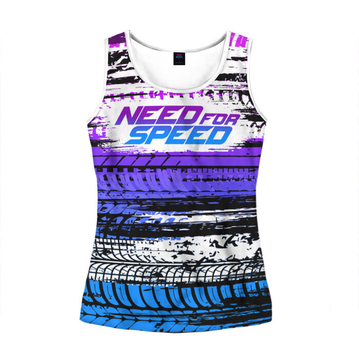 Женская майка 3D NEED FOR SPEED фото