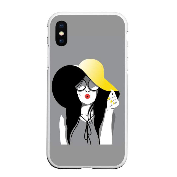 Чехол для iPhone XS Max матовый Fashion фото