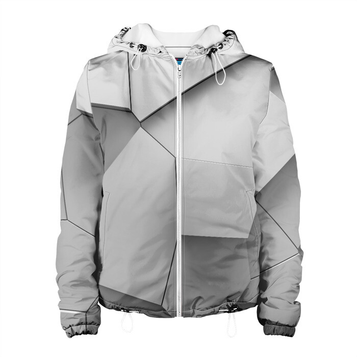 Женская куртка 3D Осколки плитки фото