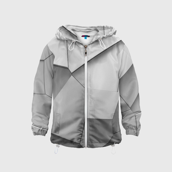 Детская ветровка 3D Осколки плитки фото