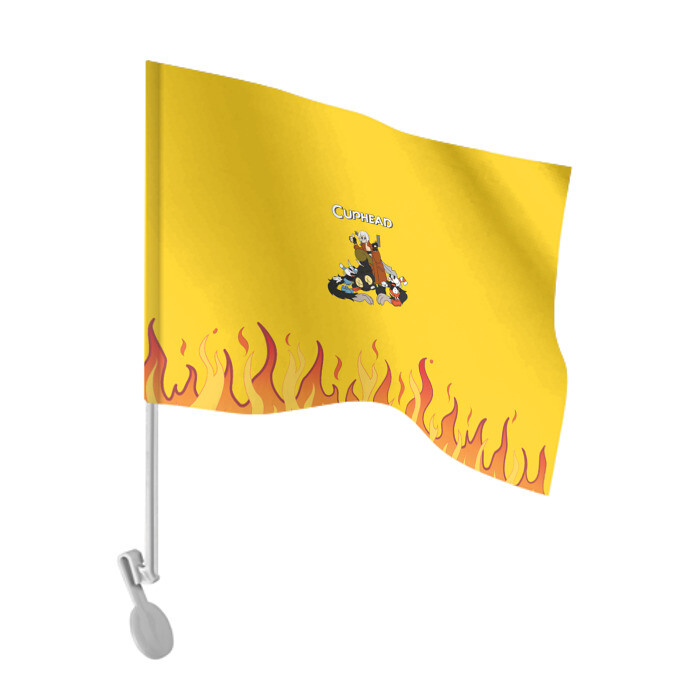 Флаг для автомобиля CUPHEAD ДАНТЕ фото
