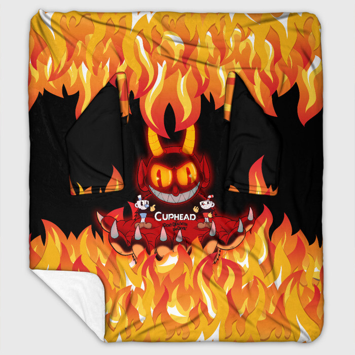 Плед с рукавами CUPHEAD | DEVIL фото