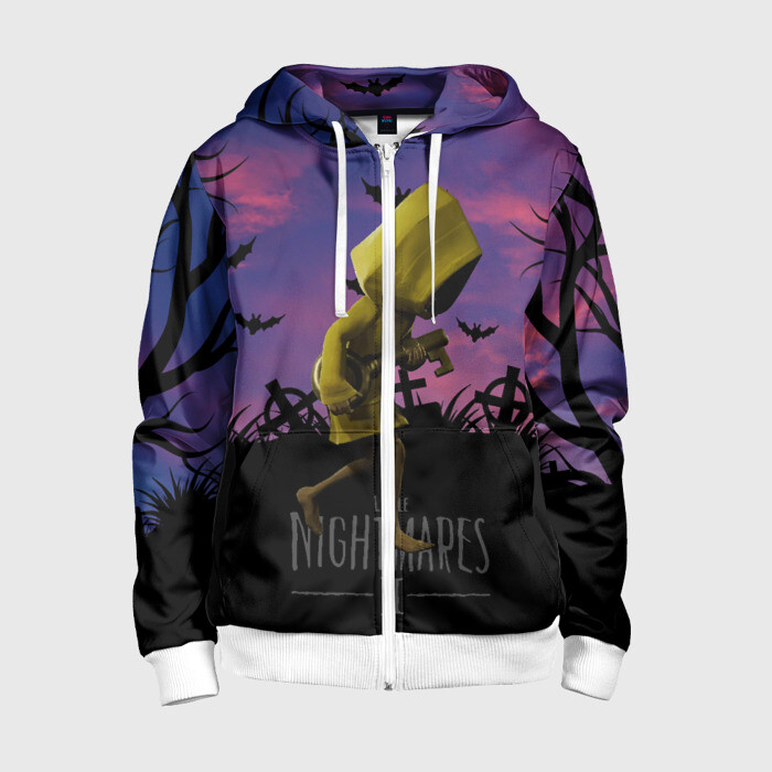 Детская толстовка 3D на молнии Little Nightmares 2 фото