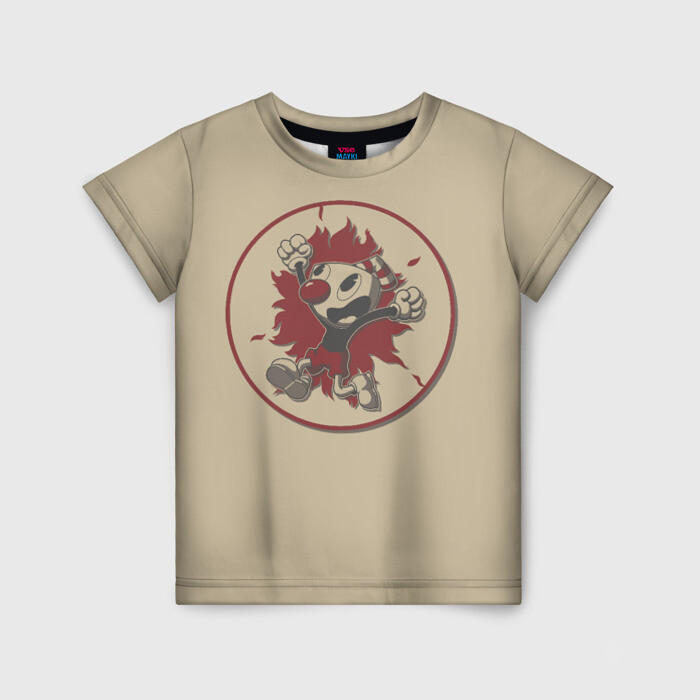 Детская футболка 3D Капхейдcaphead фото