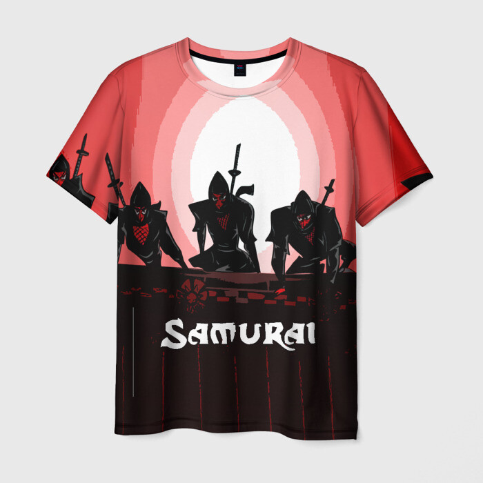 Мужская футболка 3D CYBERPUNK SAMURAI 2077 фото