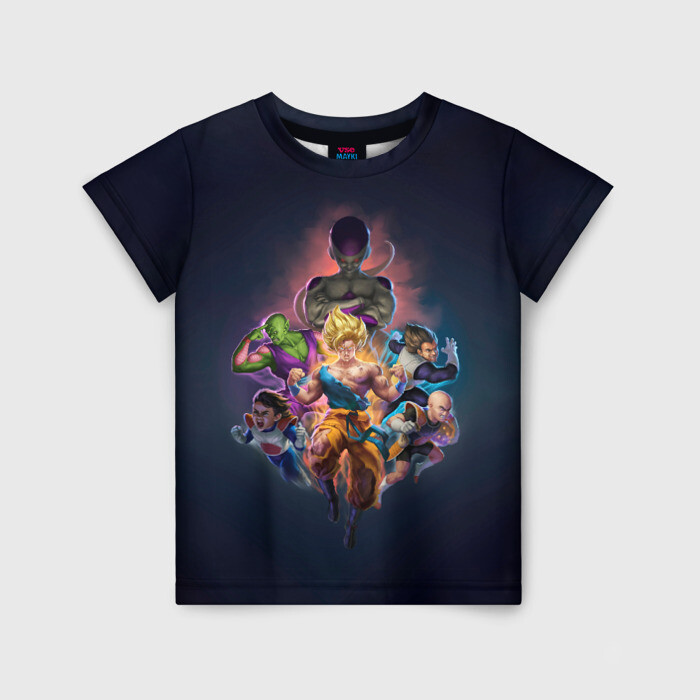 Детская футболка 3D Dragon ball Team фото