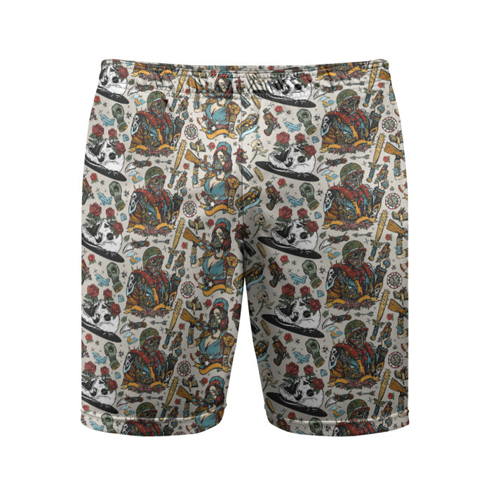 Мужские шорты спортивные апокалипсис  конец света фото