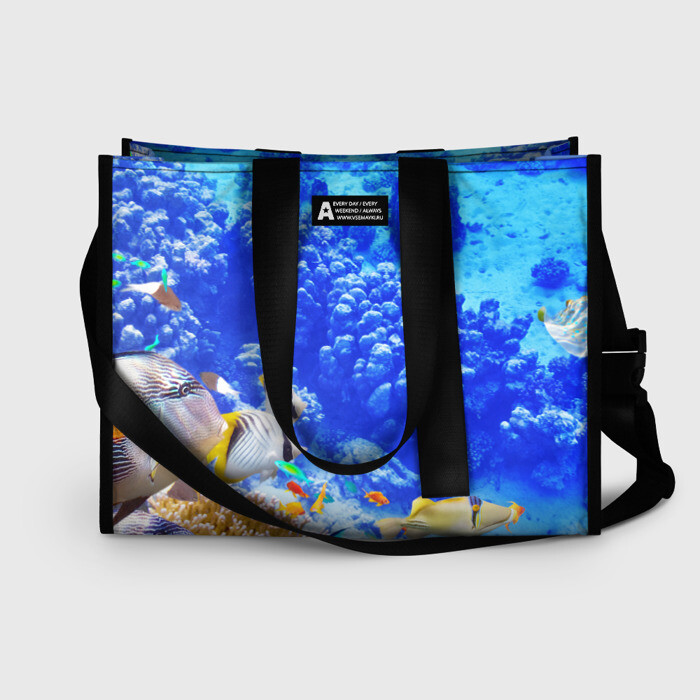 Сумка-шоппер 3D Морской мир фото
