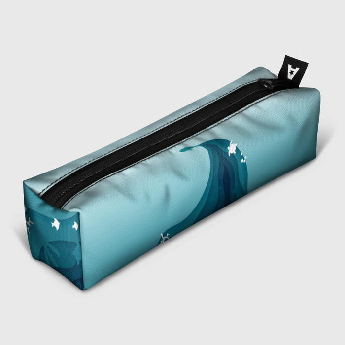 Пенал школьный 3D Морские жители фото