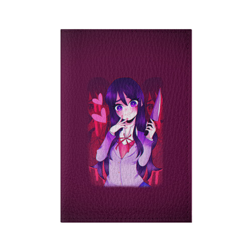 Обложка для паспорта матовая кожа Юри. (Yuri) (Юра) фото