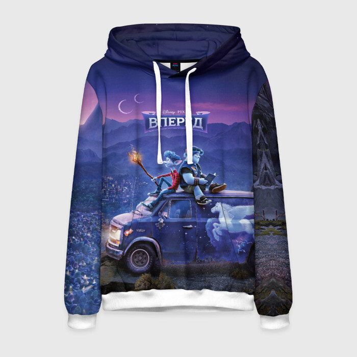 Мужская толстовка 3D Вперёд фото