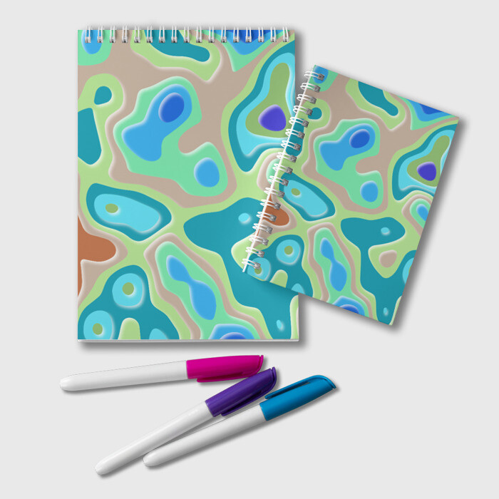 Блокнот РазноцВетная абстракция фото