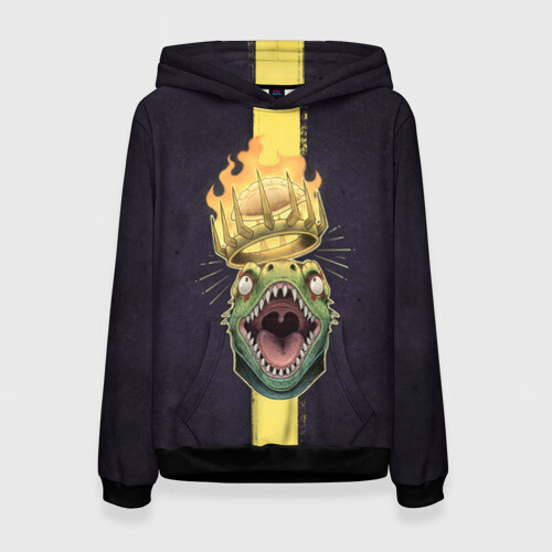 Женская толстовка 3D King Caiman фото