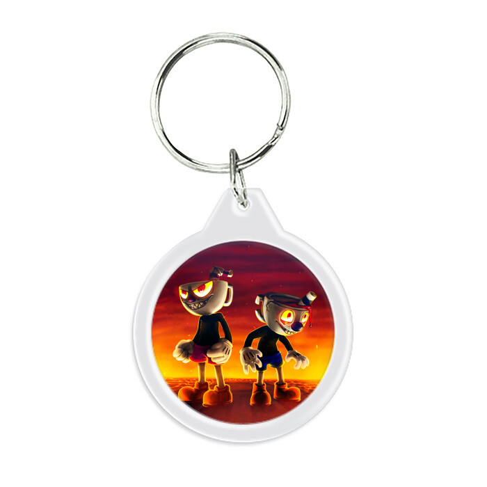 Брелок круглый DevilHead фото