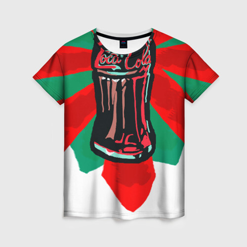 Женская футболка 3D Loca-Cola фото