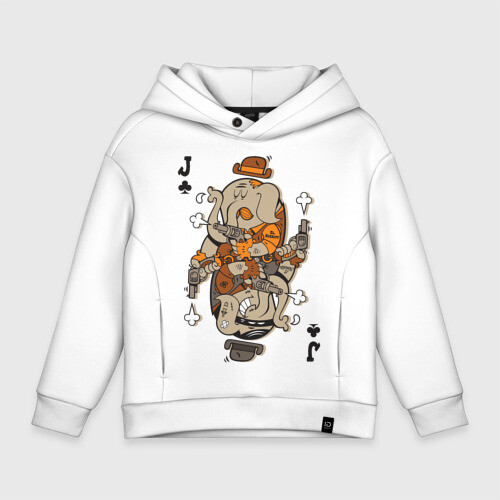 Детское худи Oversize хлопок Джокер фото