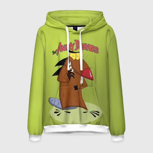 Мужская толстовка 3D Крутые бобры Деггет фото