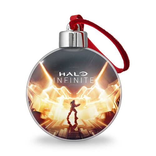 Ёлочный шар Halo infinite Мастер Чиф фото