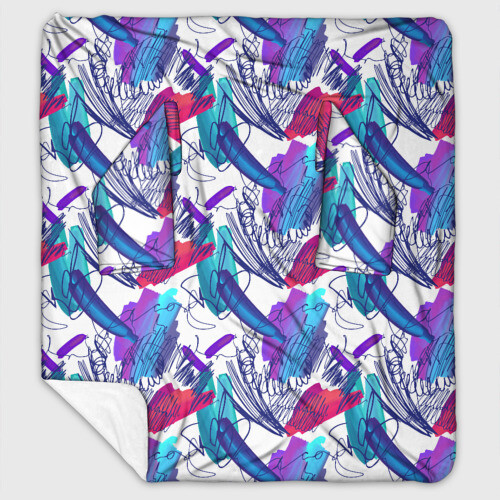 Плед с рукавами Абстракция пятна краски фото