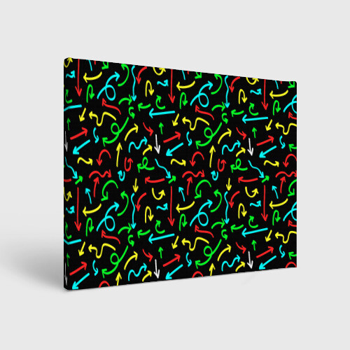 Холст прямоугольный Стрелочки фото